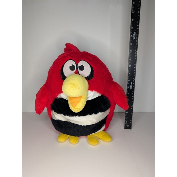Jay At Play Koo Koo Angry Birds Plush Microbead Nylon 12" Stuffed Animal Pillow - Picture 8 of 8